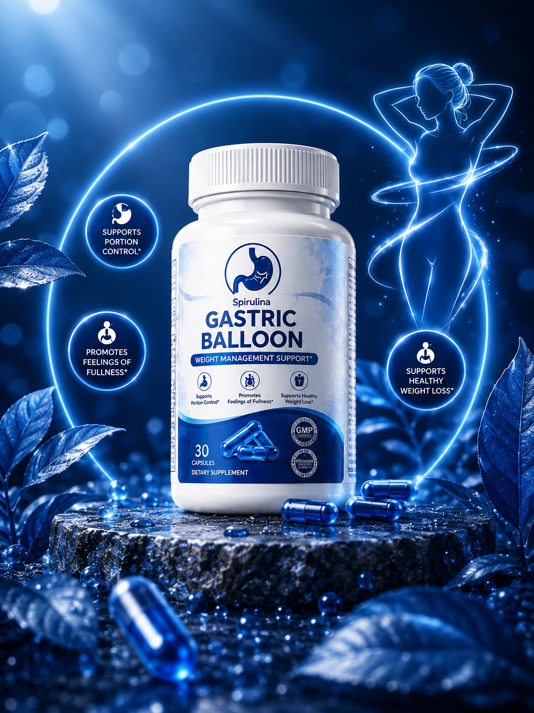 دوره لاغری قرص(gastric balloon)کاهش وزن۱۴ تا۱۶ کیلو در۶۰ روز